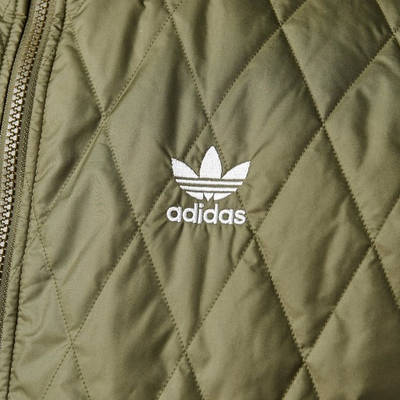 adidas Adicolor Classics Quilted Archive Jacket Green Detail 2