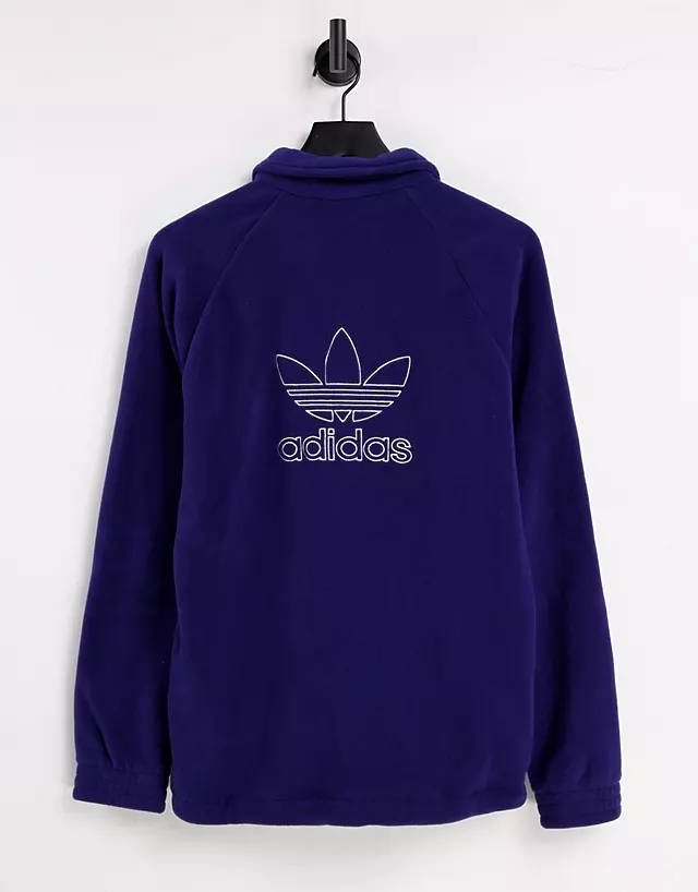 adidas Adicolor Half Zip Fleece Sweatshirt Where To Buy