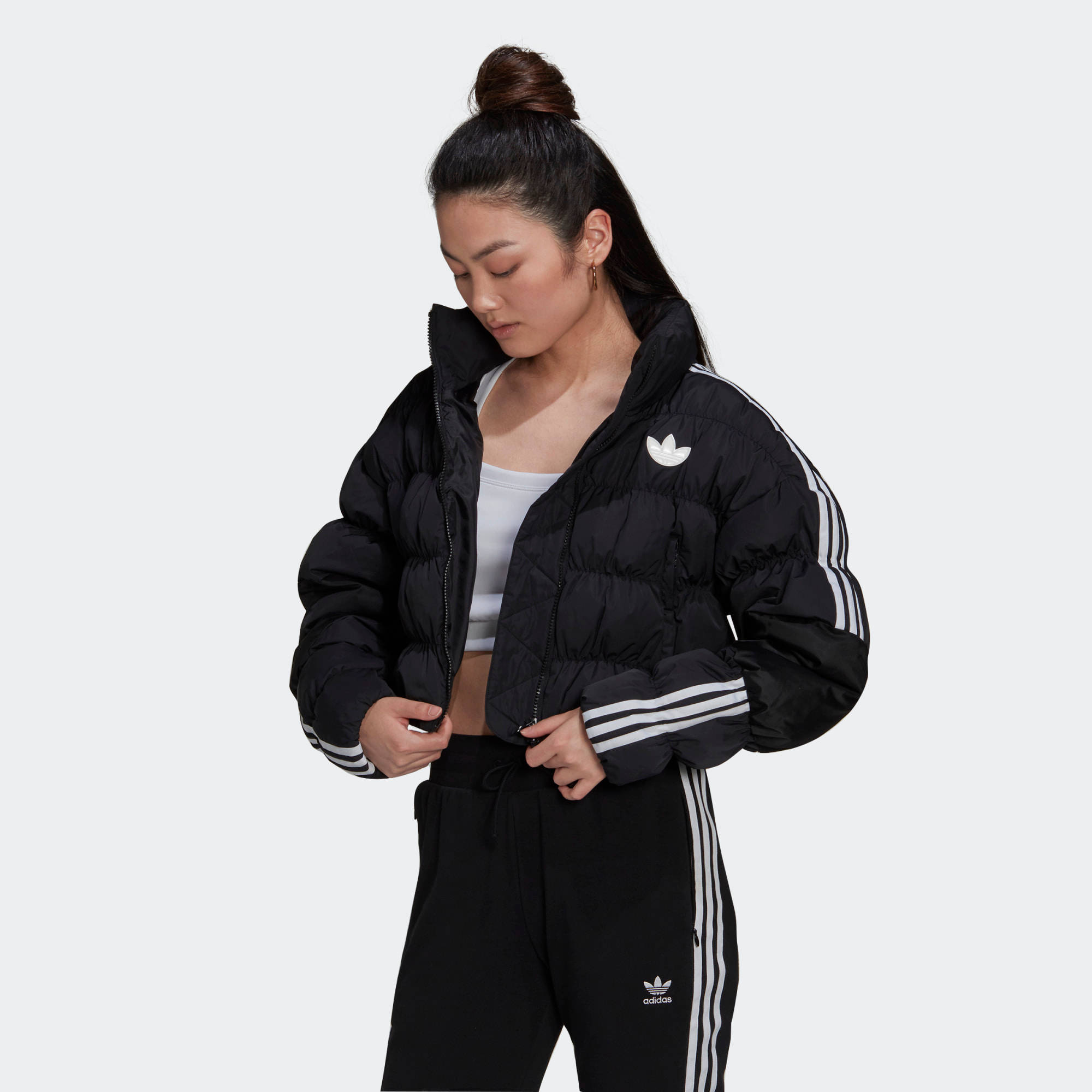 adidas Short Synthetic Down Puffer Jacket