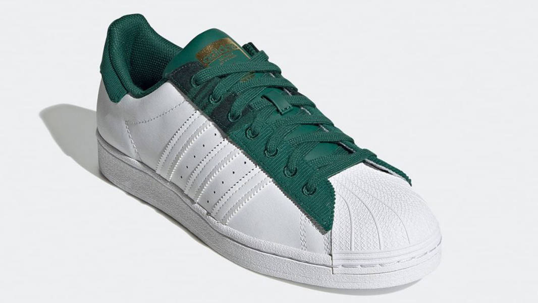 adidas Superstar Christmas White Green