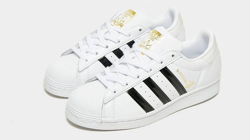 adidas Superstar White Black Womensfront