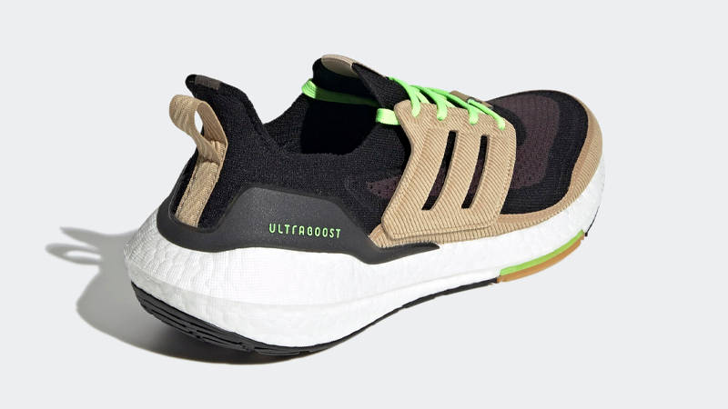 adidas Ultra Boost 21 Core Black Beige Back