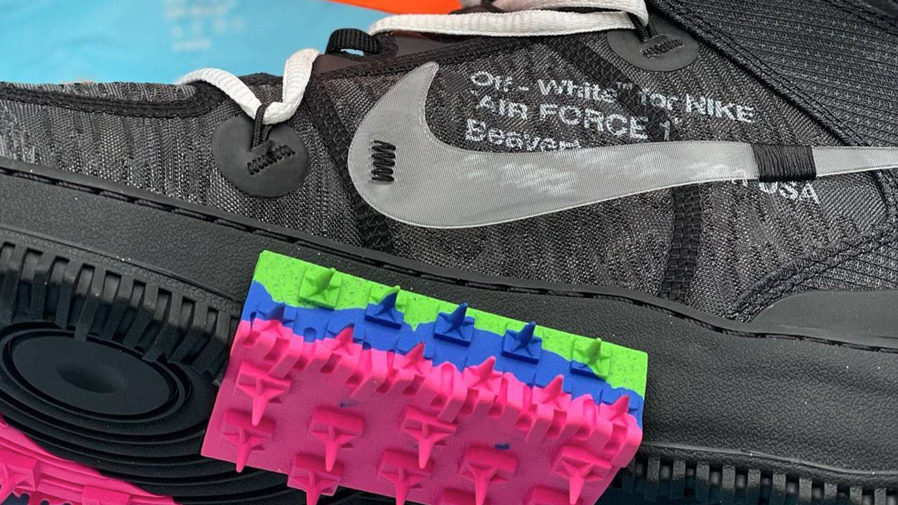 Off-White x Nike Air Force 1 Mid "Black"