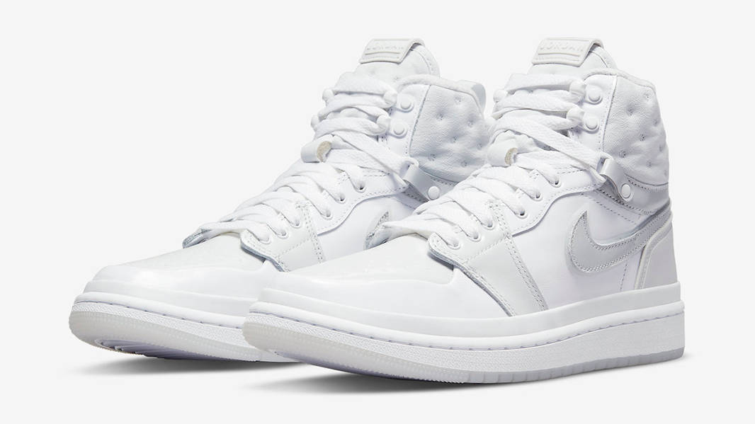 air jordan 1 white glossy