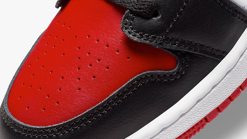 Air Jordan 1 Low GS Gym Red Black 553560-612 Detail