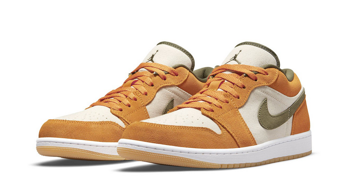 orange jordan one low