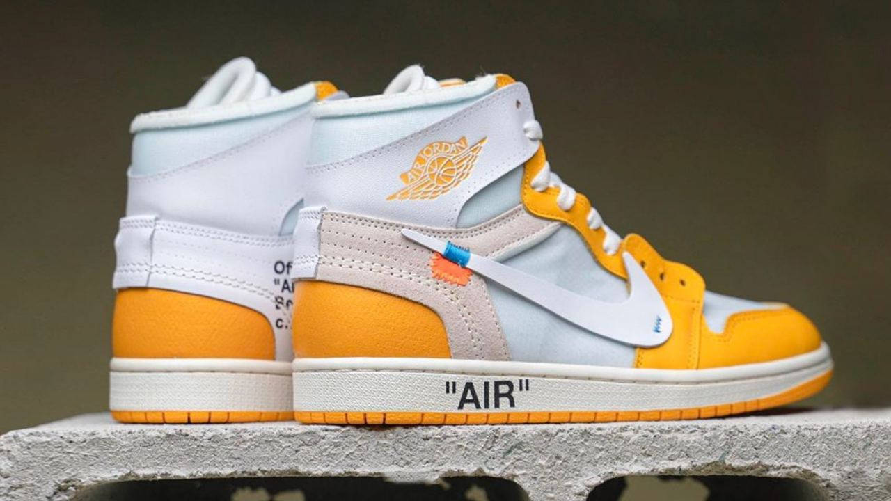 air jordan 1 off white canary yellow