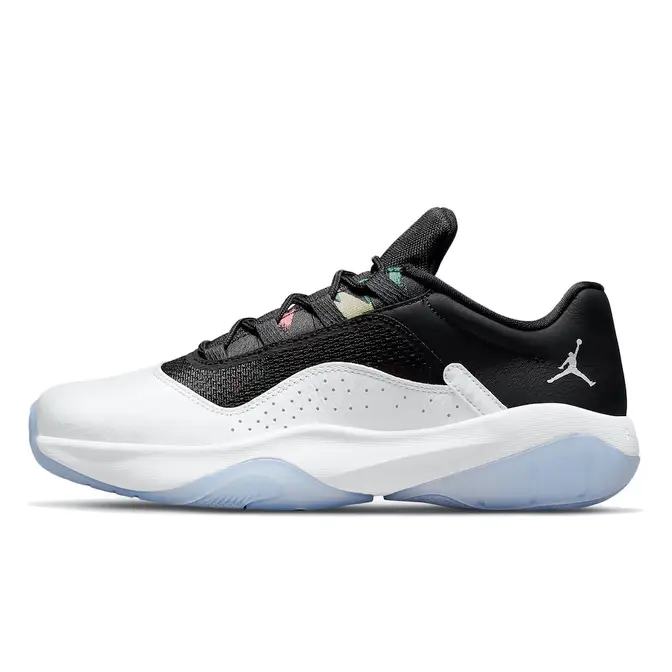 Air jordan best sale 11 white black