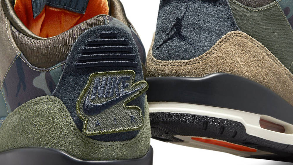 Image via Nike Air Jordan 3 Camo Colourway Release DAte