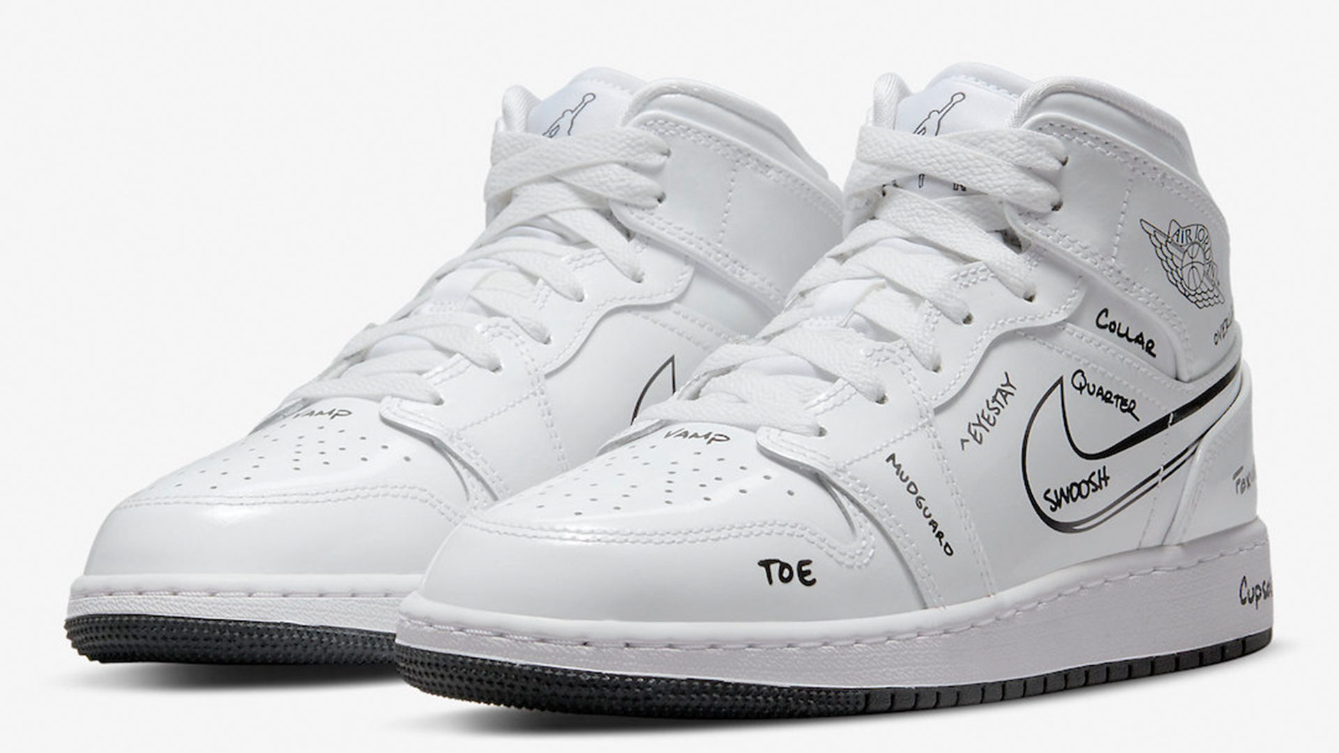 Air Jordan 1 Mid GS Sneaker School