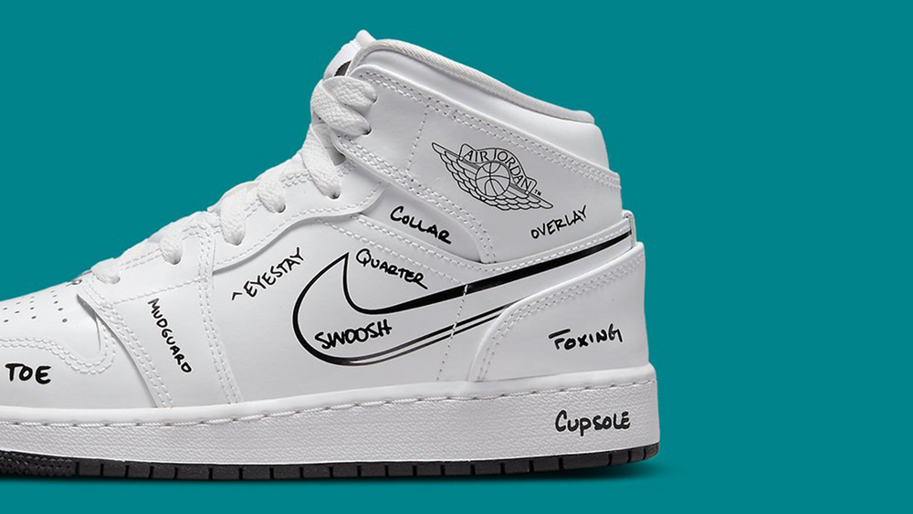 Air Jordan 1 Mid GS Sneaker School Air Jordan 1 Mid GS Sneaker School