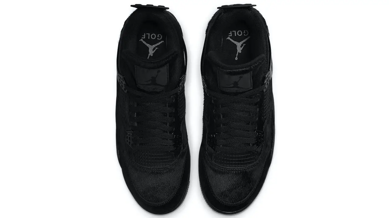 Stay Fly on the Course With the Air Jordan 4 Golf "Black Cat" The