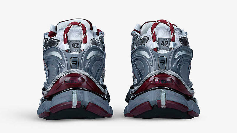 Balenciaga Runner Burgundy White Back