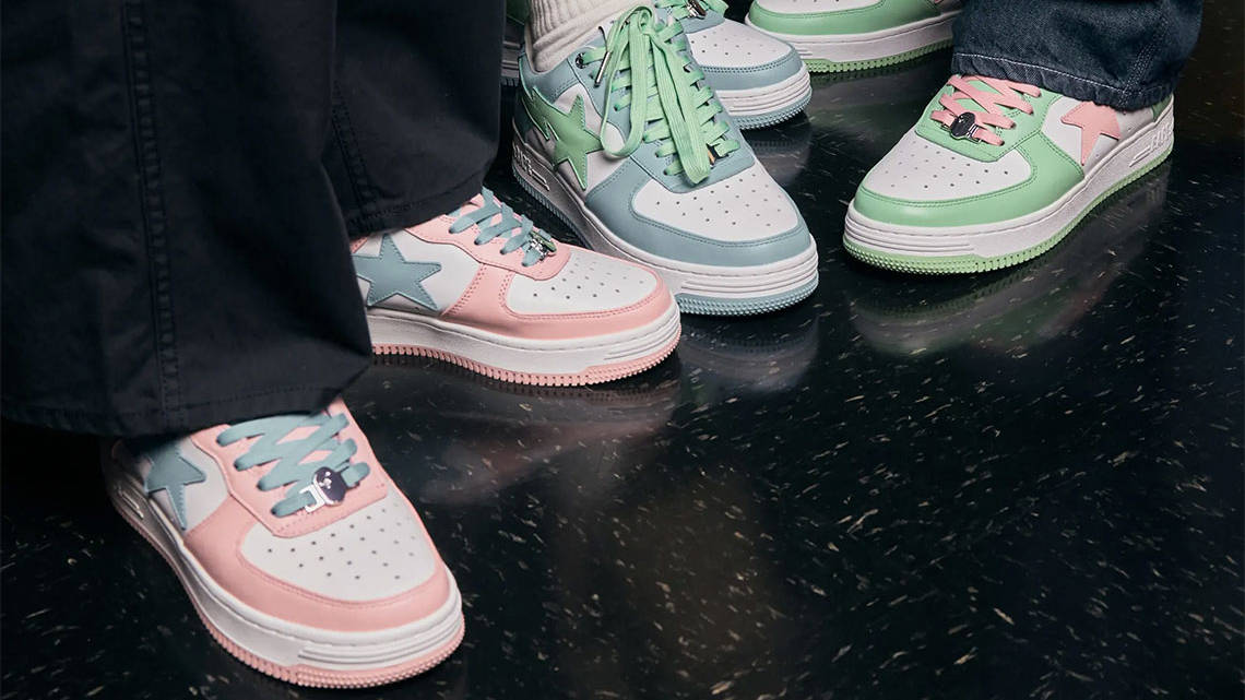 A Bathing Ape BAPE STA Pastel