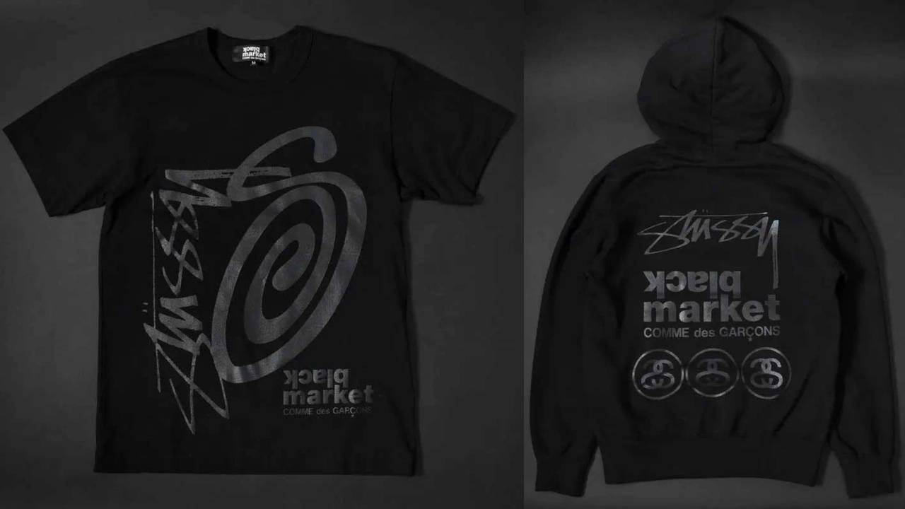 Stussy, BAPE & Vans Receive the Blackout Treatment at COMME des GARÇONS' Black Market