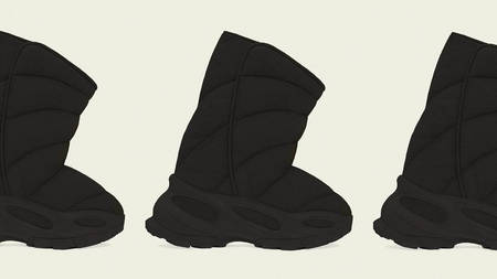 Ye Steps Out in the Yeezy NSLTD Boot "Triple Black" Ye Steps Out in the Yeezy NSLTD Boot "Triple Black"