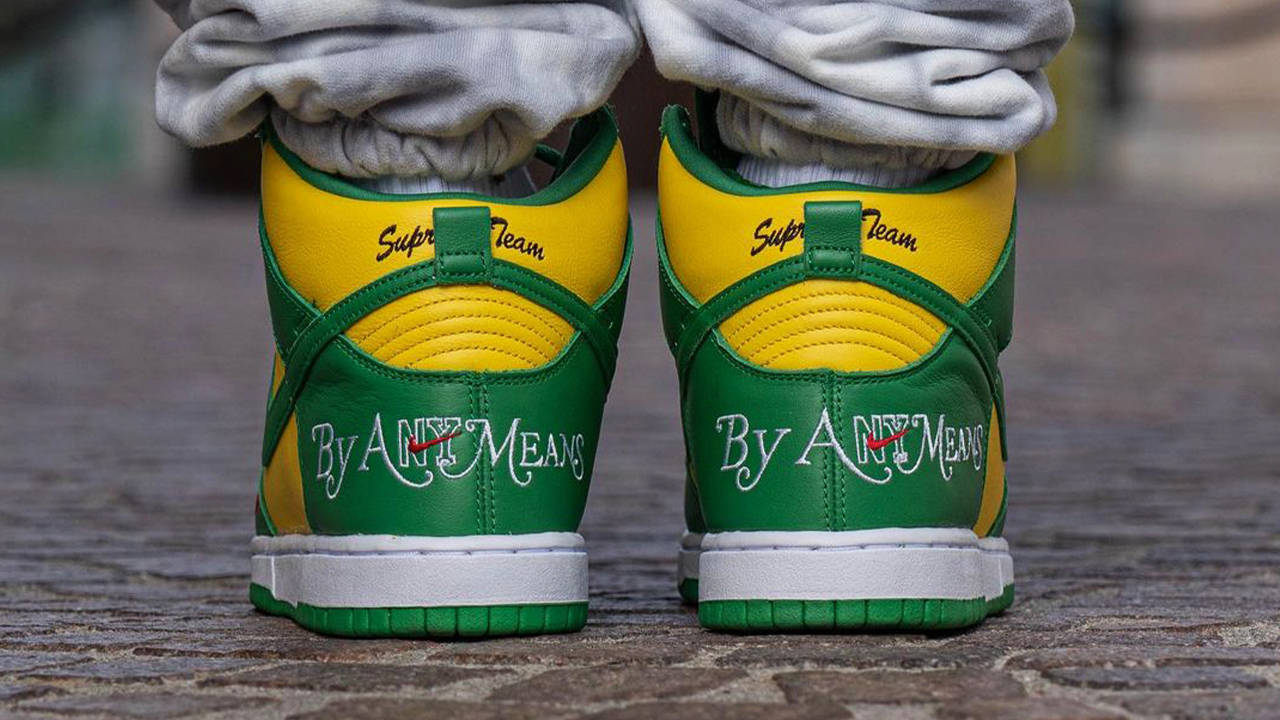 Supreme x Nike SB Dunk High "Brazil"