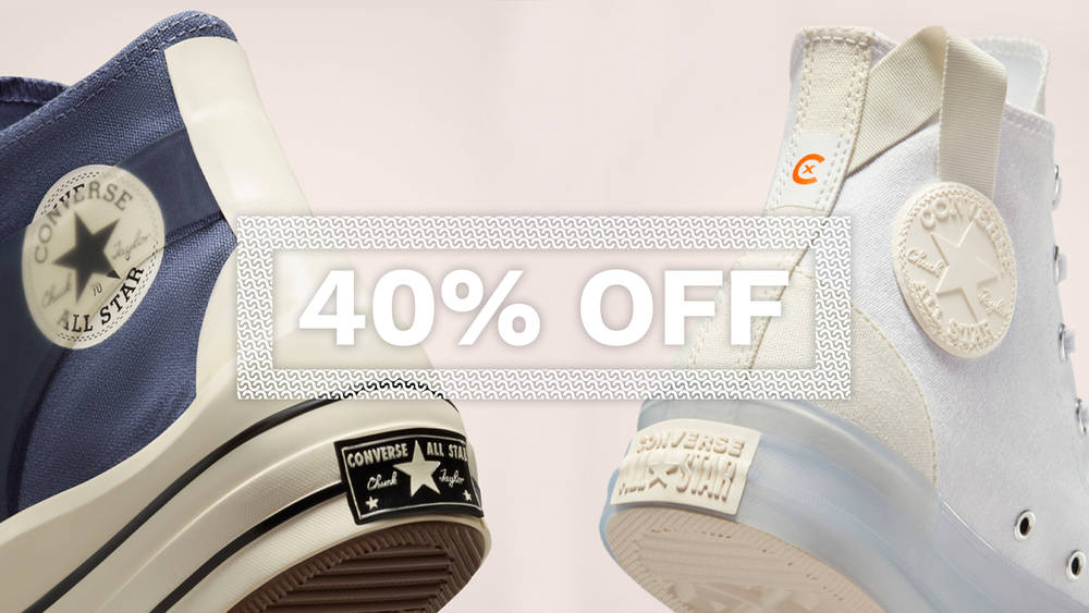 You Can Now Take a Massive 40% Off Converse's Fashion Favourites for Black Friday! You Can Now Take a Massive 40% Off Converse's Fashion Favourites for Black Friday!