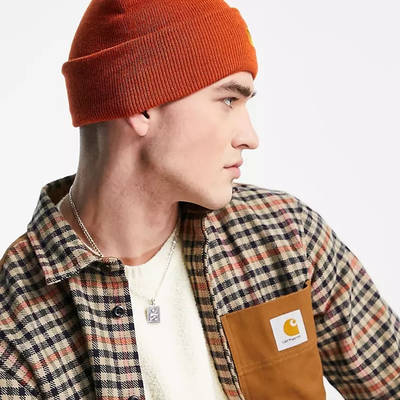 Carhartt WIP Chase Beanie Red Side 2