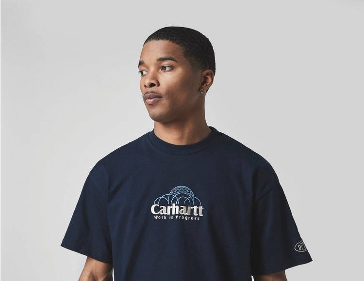 Carhartt WIP Neo Script T-Shirt Navy Detail