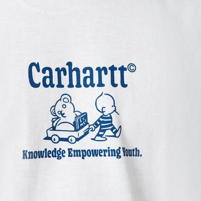 Carhartt WIP Schools Out T-Shirt White Detail 2