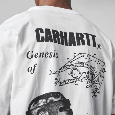 Carhartt WIP Synthetic Realities T-Shirt White Detail 2