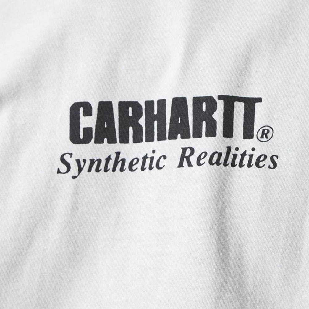 Carhartt WIP Synthetic Realities T-Shirt White Detail 3