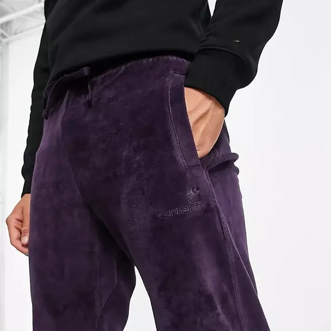 Carhartt WIP United Script Velvet Joggers Where To Buy The