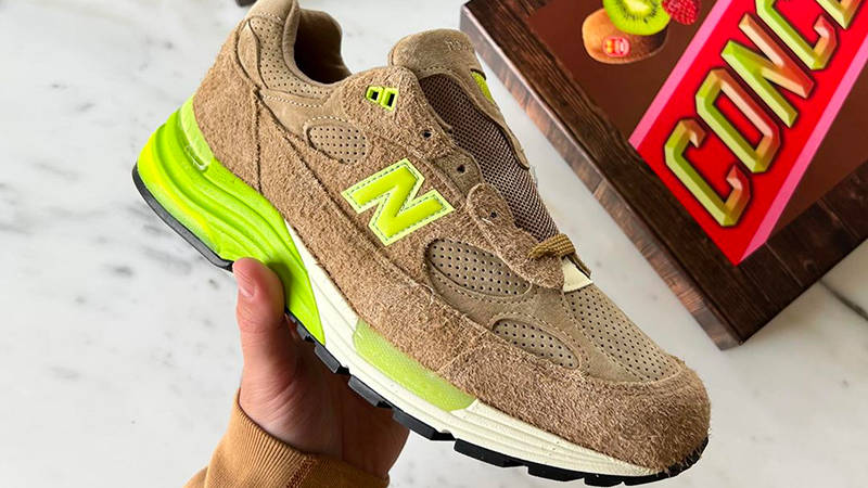 Concepts x New Balance 992 Kiwi Strawberry Side