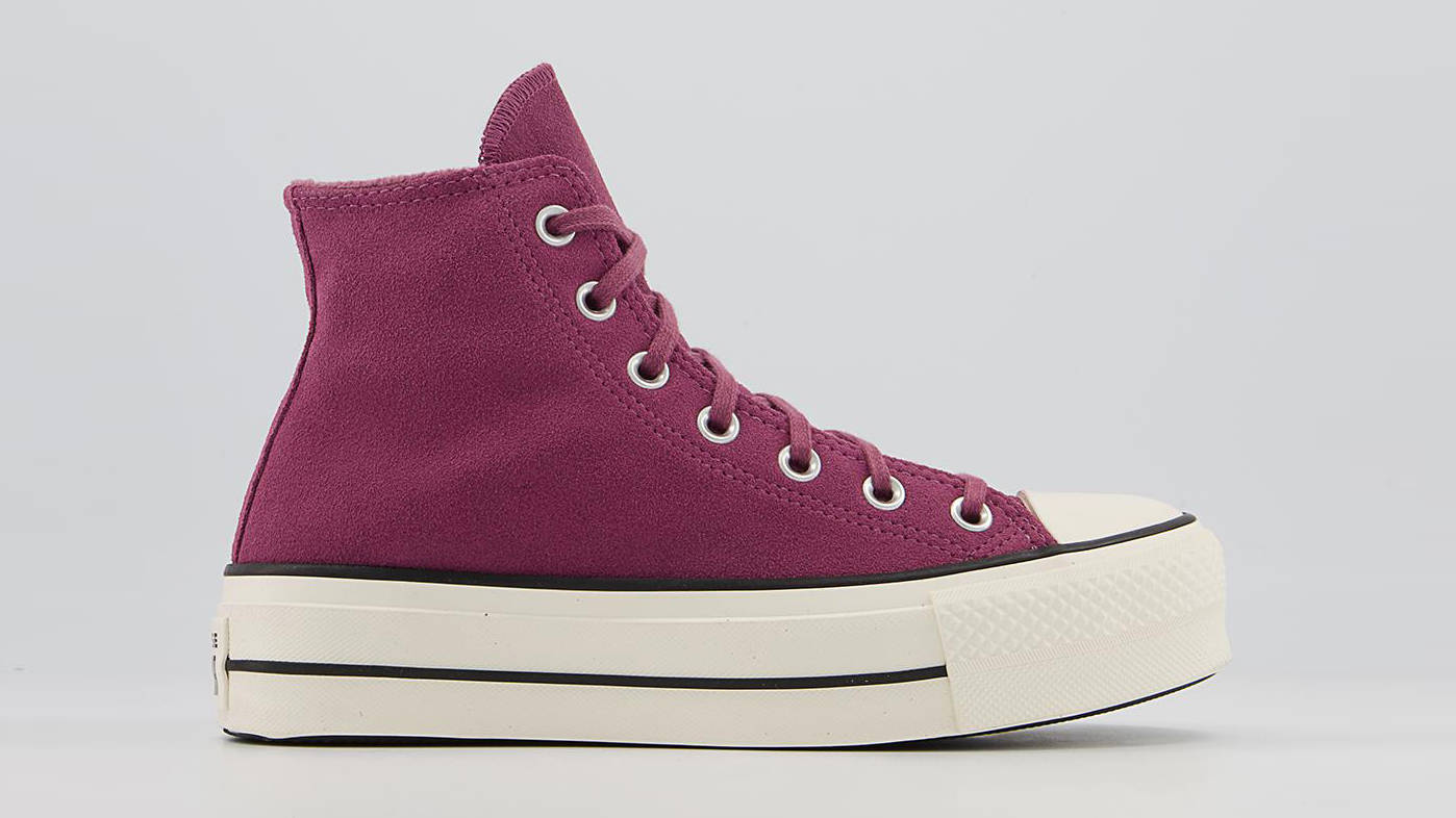 Converse All Star Lift Hi Trainers Shadowberry Black Egret