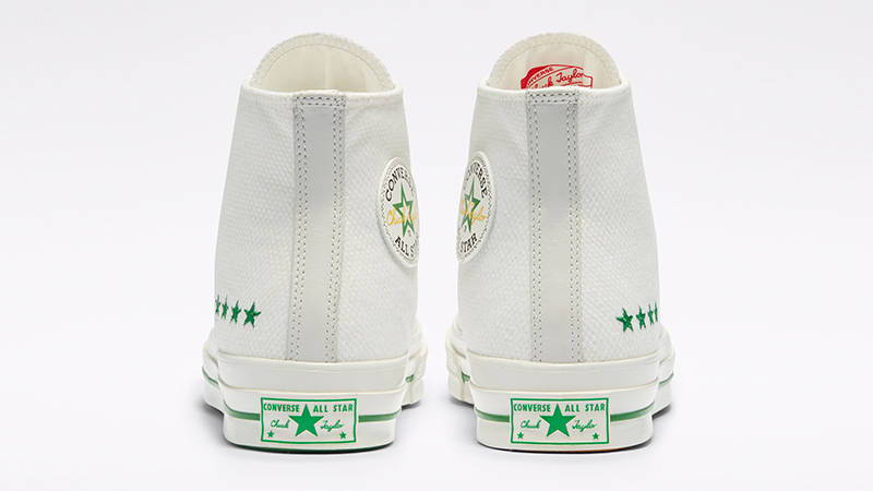 Converse Chuck 70 Hi Vintage White Green 170999C Back