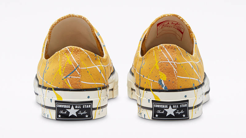 Converse Chuck 70 Paint Splatter Low Sunflower Gold
