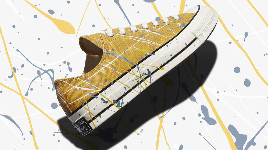 Converse Chuck 70 Paint Splatter Low Sunflower Gold