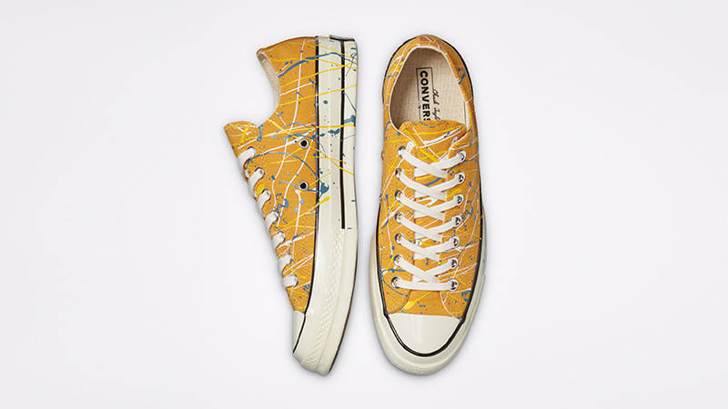 Converse Chuck 70 Paint Splatter Low Sunflower Gold