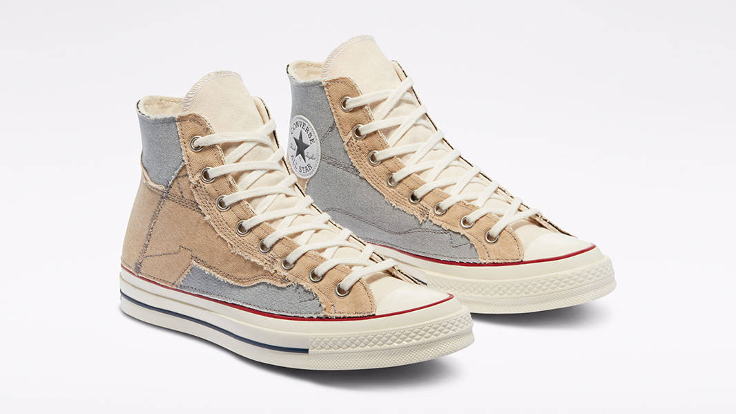 Converse Chuck 70 Patchwork High Brown Grey 172337C Side