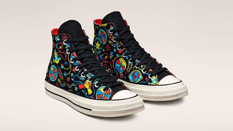 Converse Chuck 70 Peace & Unity Black Multi 172259C Side