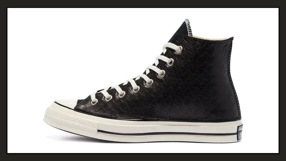 Converse Chuck 70 Woven Leather Black