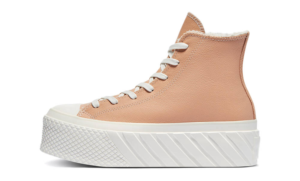 Converse Chuck Taylor 2X Platform Cozy Vachetta Beige