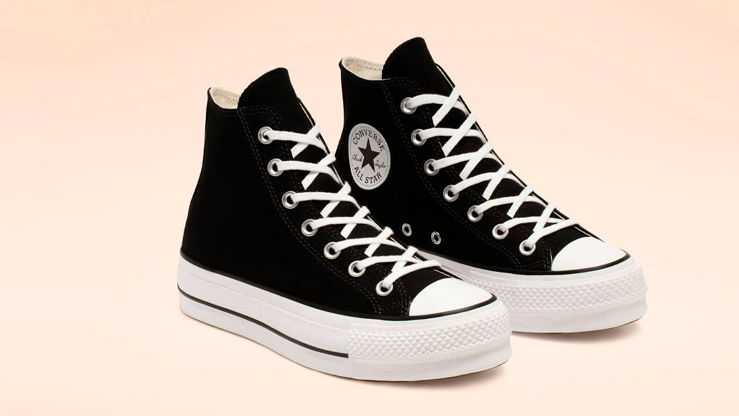 Converse Chuck Taylor All Star Lift Platform High Black Front