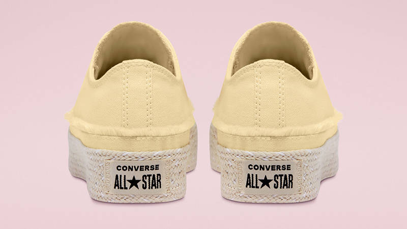 Converse Chuck Taylor Color Espadrille Low Banana Cake 570772C Back