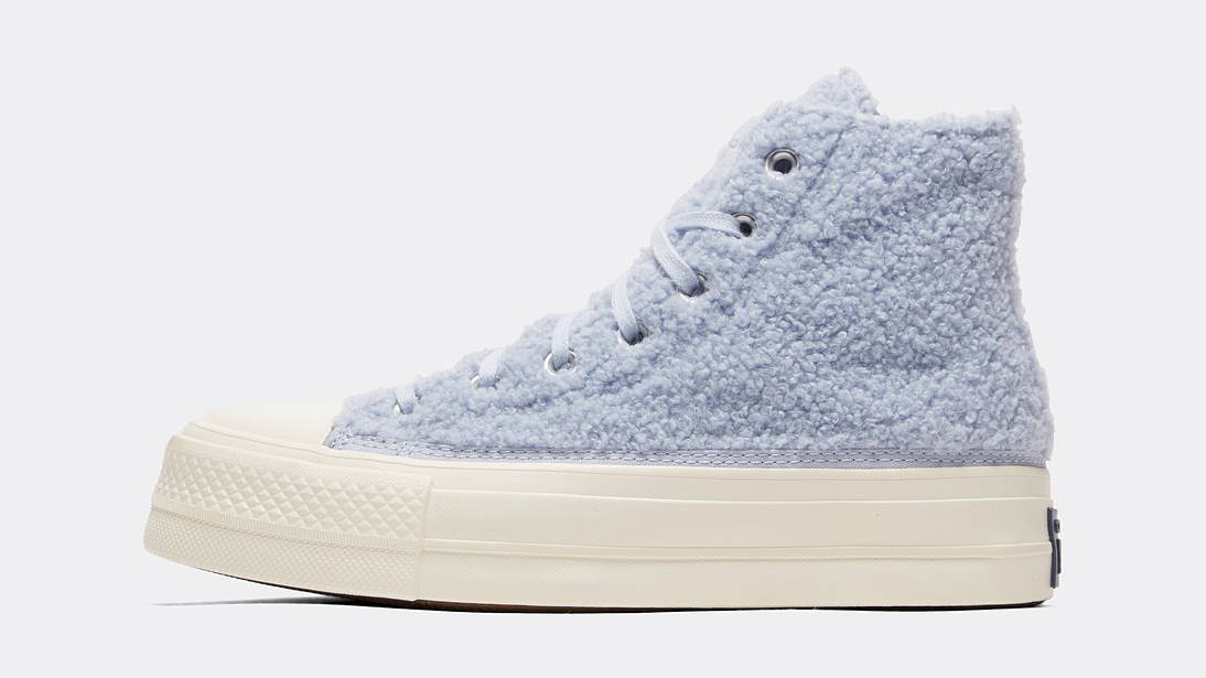 Converse Chuck Taylor Cosy Club Lift Hi Ghost Steel