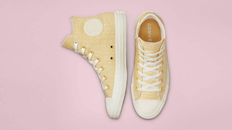 Converse Chuck Taylor Hybrid Texture Rcycled Hi Saturn Gold