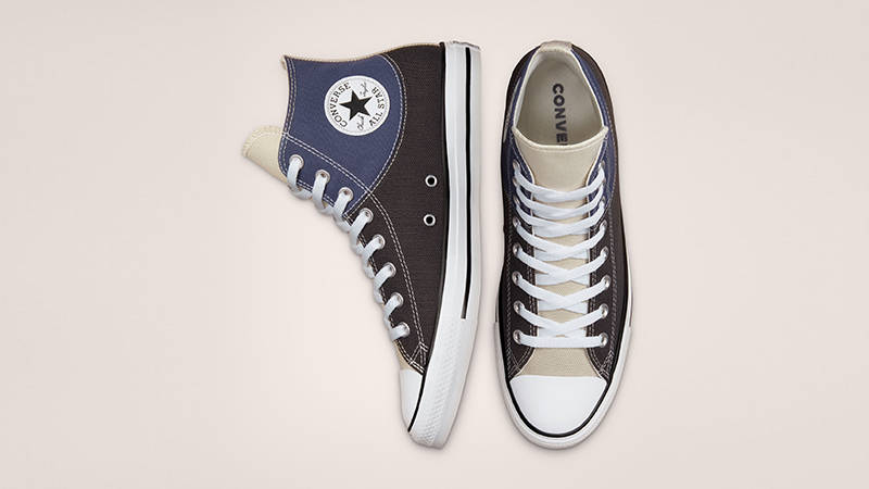 Converse Chuck Taylor Hybrid Texture Split Black Blue 171363C Top