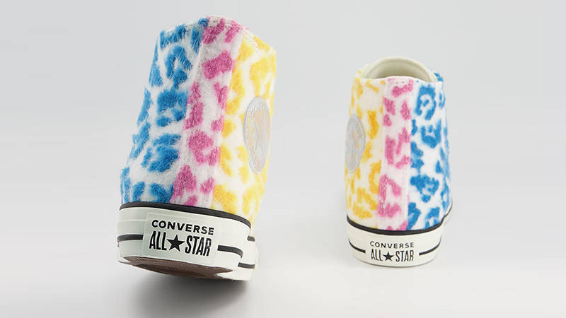 Converse Chuck Taylor Leopard Hi Blue Citron