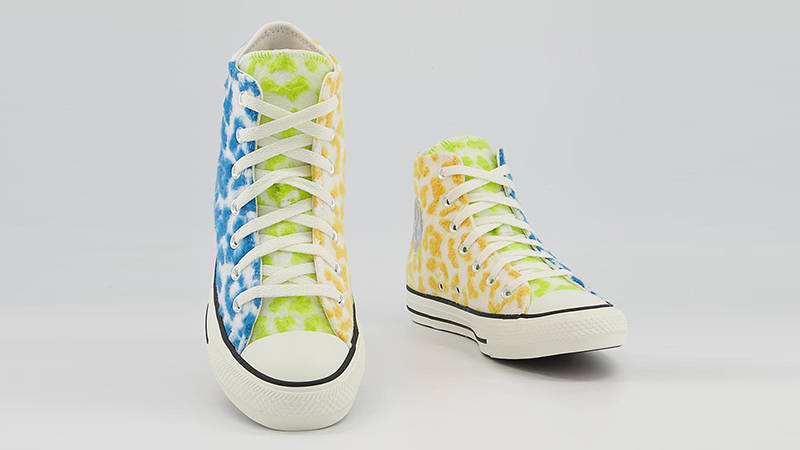 Converse Basket Femme Jaune Fluo Converse Chuck Taylor Leopard Hi
