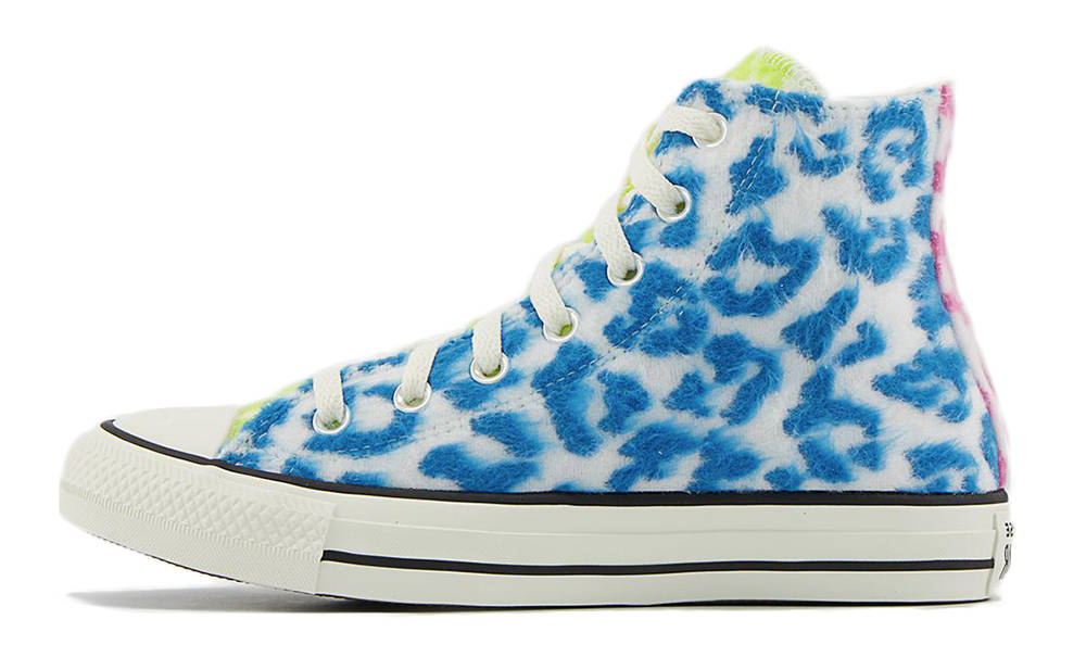 Converse Chuck Taylor Leopard Hi Blue Citron