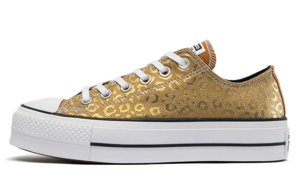 gold leopard converse