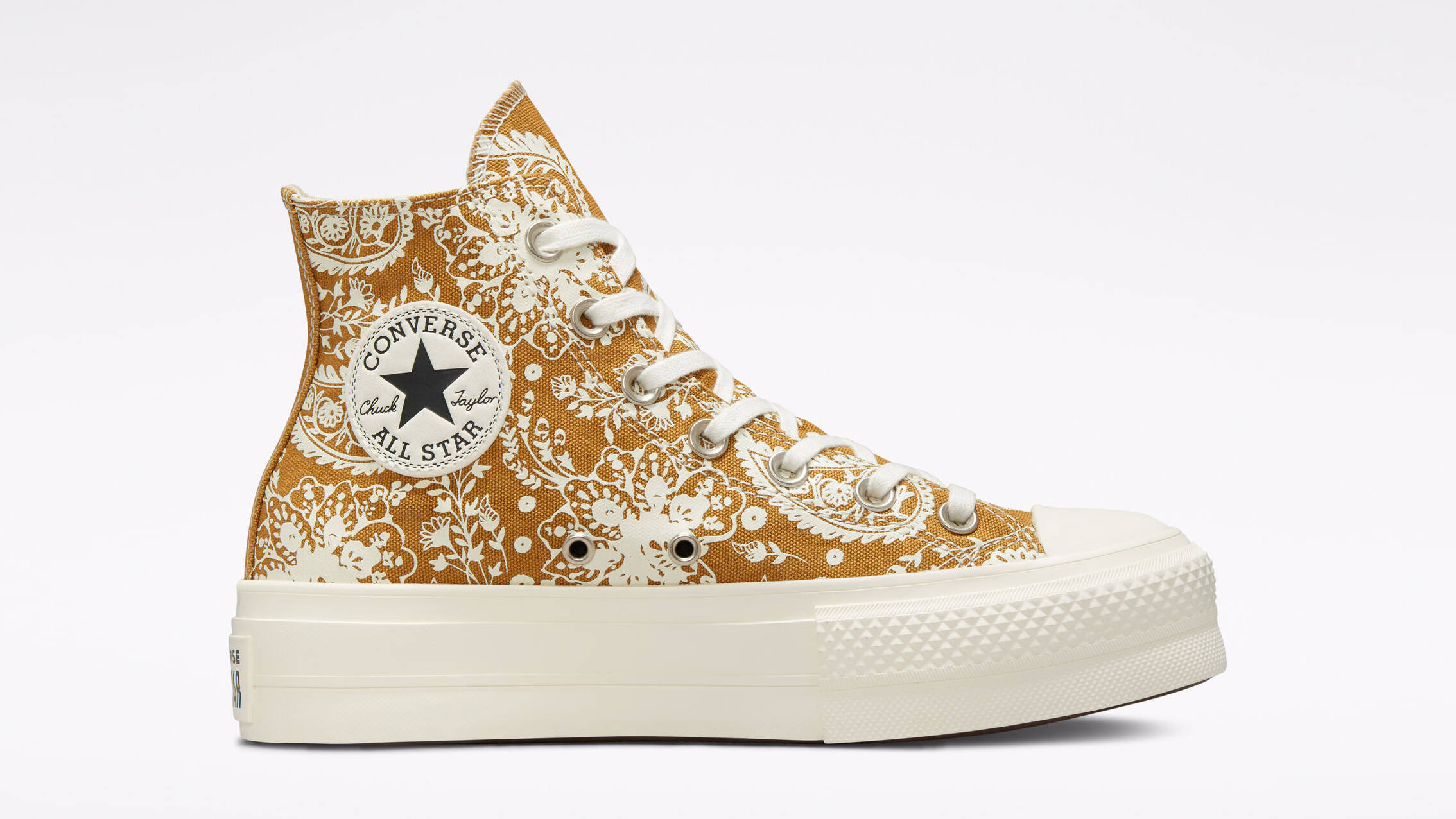 Converse Chuck Taylor Platform Fall Florals Wheat