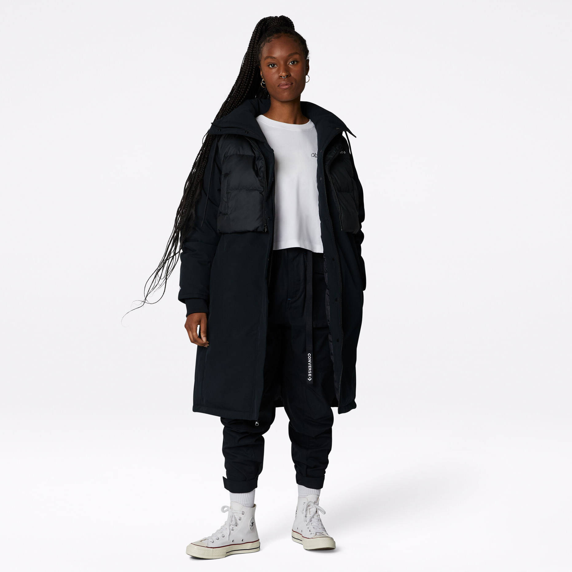 Converse Convertible Long Down Jacket