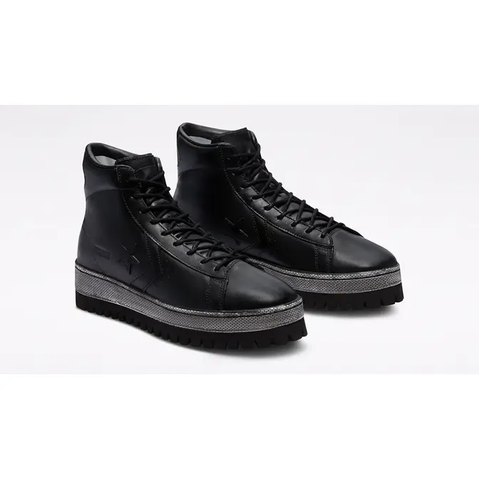 Converse have Pro Leather Trek Black 172917C Side
